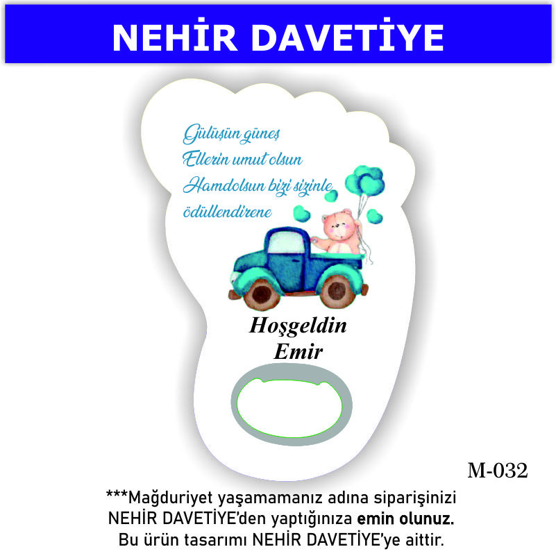 AYAK AÇACAKLI MAGNET - M-032