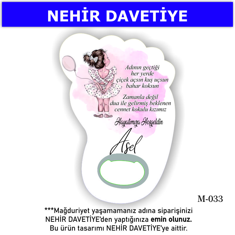AYAK AÇACAKLI MAGNET - M-033