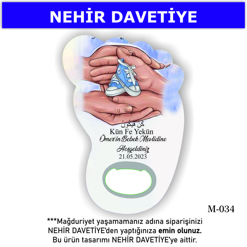 AYAK AÇACAKLI MAGNET - M-034
