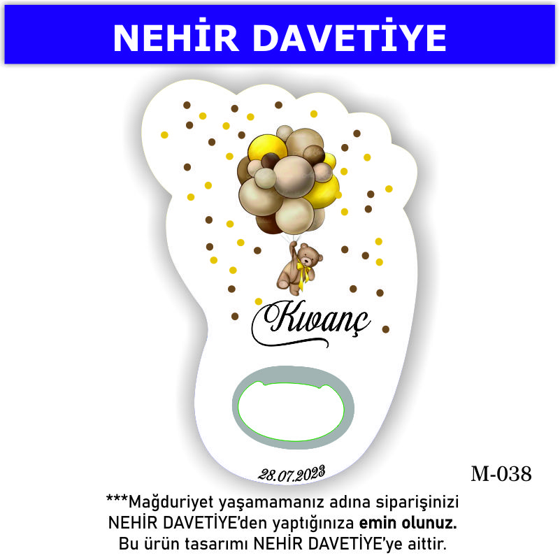 AYAK AÇACAKLI MAGNET - M-038