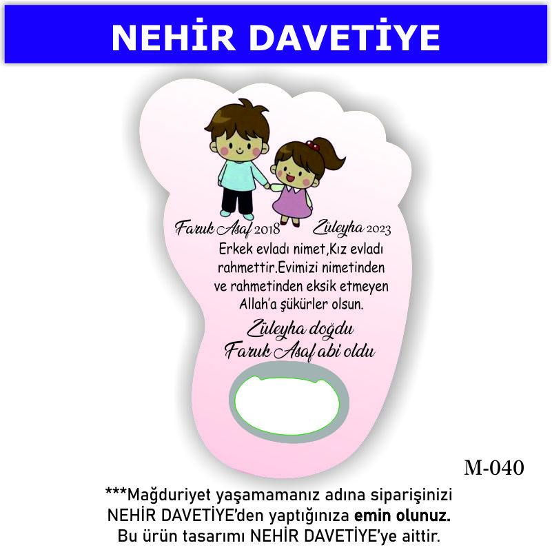 AYAK AÇACAKLI MAGNET - M-040