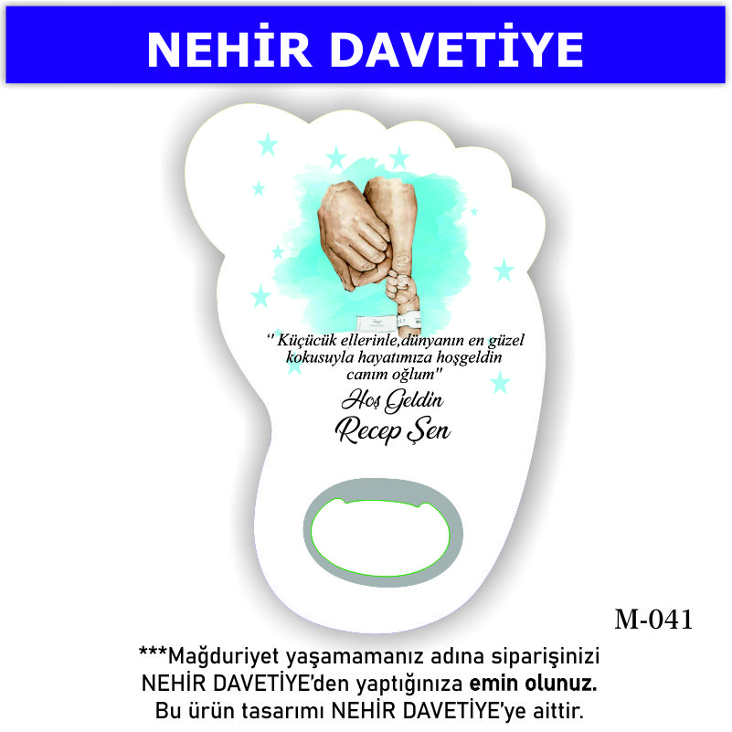 AYAK AÇACAKLI MAGNET - M-041
