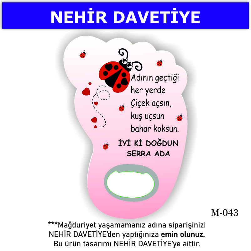 AYAK AÇACAKLI MAGNET - M-043