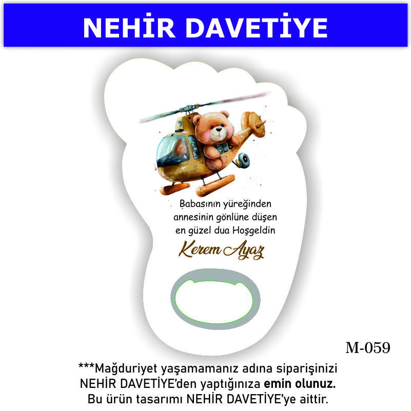 AYAK AÇACAKLI MAGNET - M-059