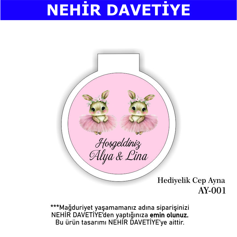 YENİ DOĞAN - HEDİYELİK CEP AYNA - AY-001