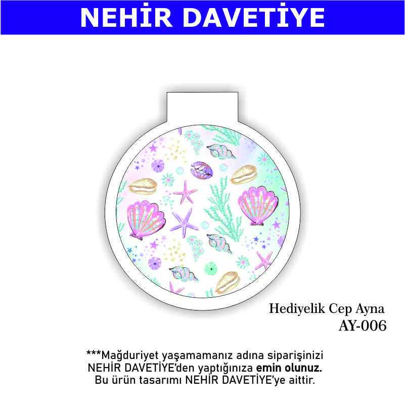 YENİ DOĞAN - HEDİYELİK CEP AYNA - AY-006