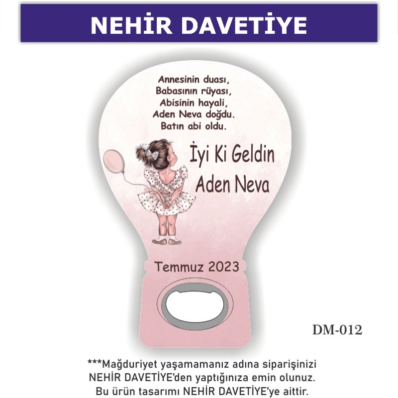 BALON AÇACAKLI MAGNET - DM-012