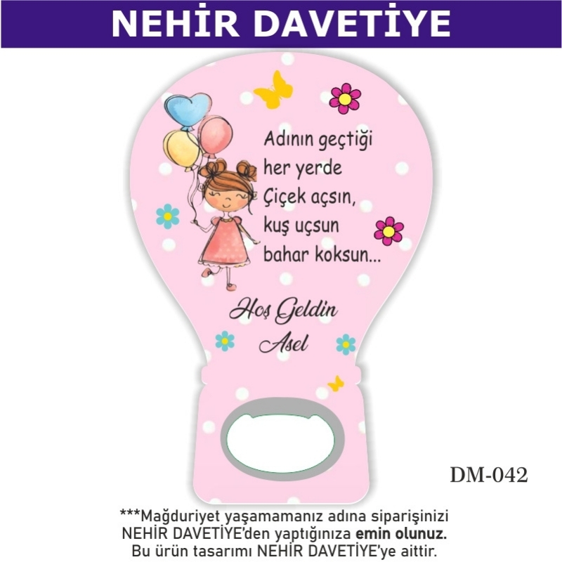 BALON AÇACAKLI MAGNET - DM-042
