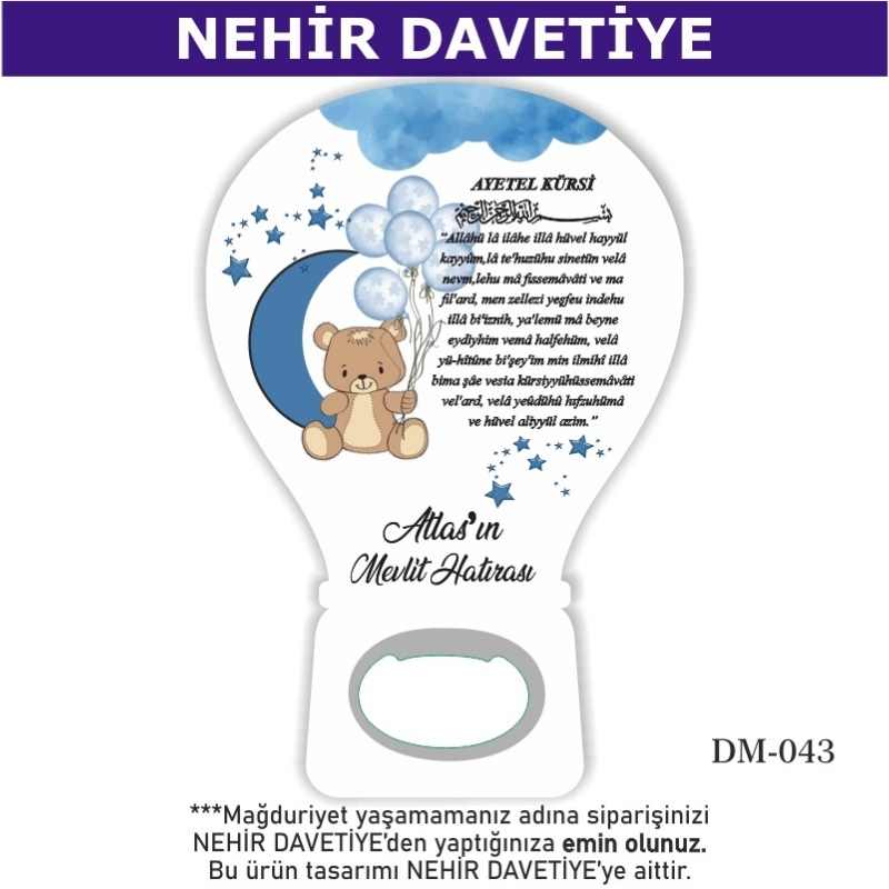 BALON AÇACAKLI MAGNET - DM-043