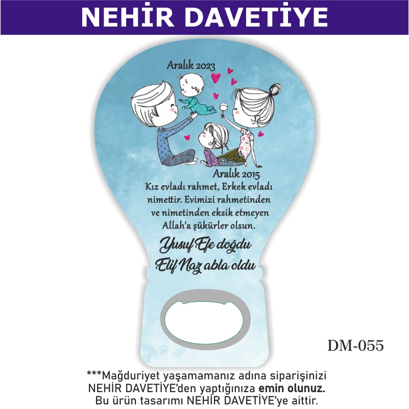 BALON AÇACAKLI MAGNET - DM-049
